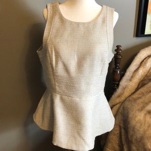 Banana republic peplum top